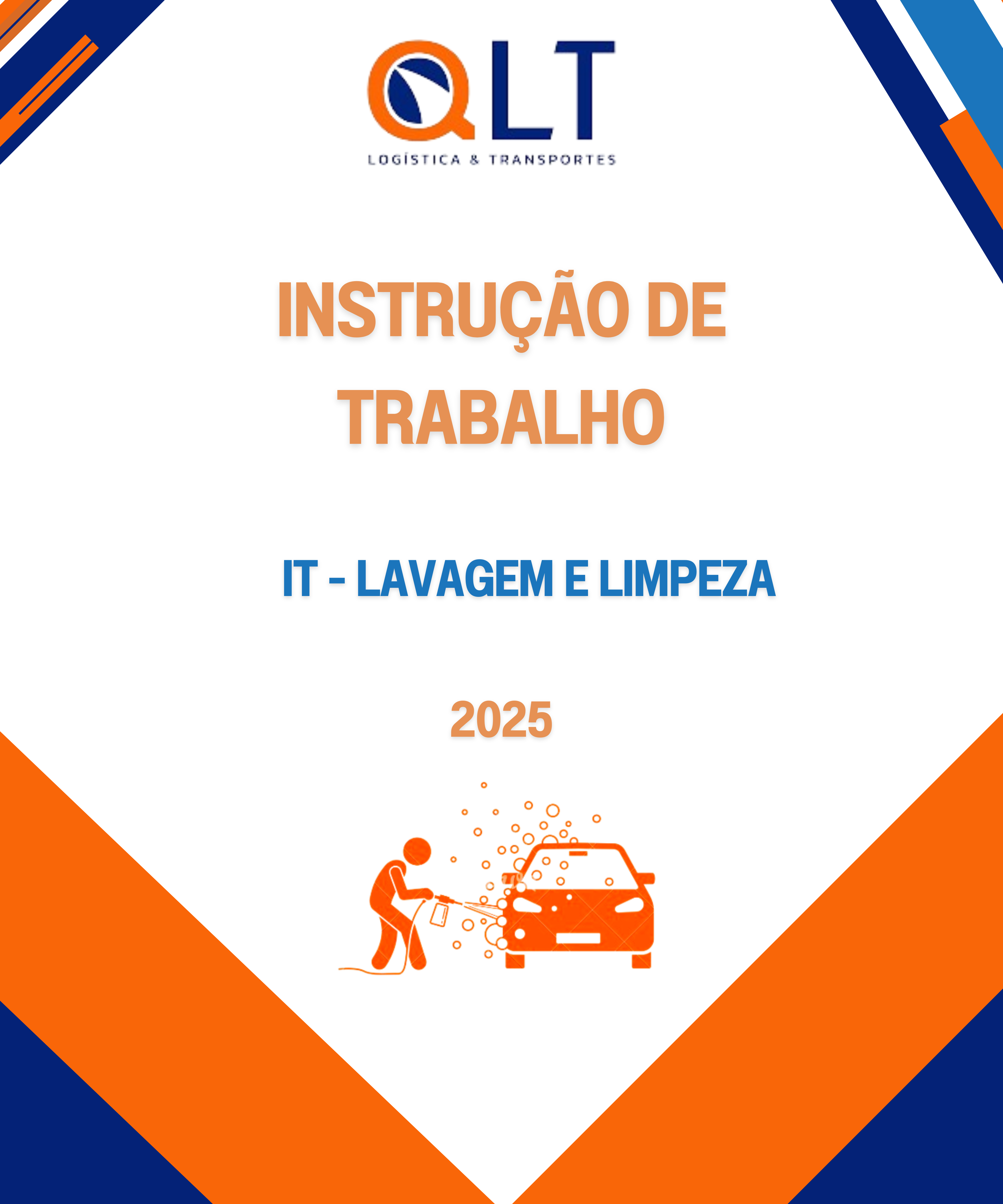 IT - Instrução de Trabalho Lavagem e Limpeza - 2025